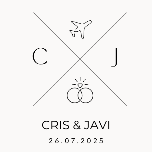 Logo de la boda